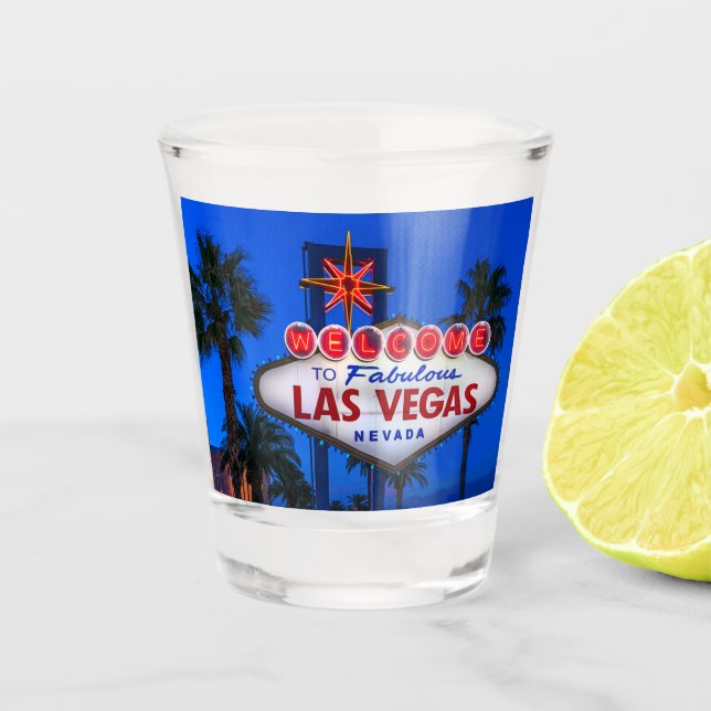 Las Vegas Sign Shot Glass (Front)