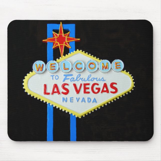 Las Vegas Sign Solo Mouse Mat (Front)