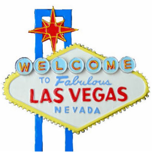 Las Vegas Sign Standing Photo Sculpture