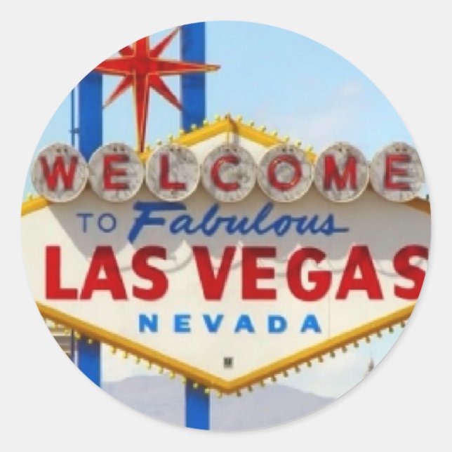 Las Vegas Sign Sticker (Front)