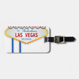 Las Vegas Sign Usa America Casino Gambling Games Luggage Tag