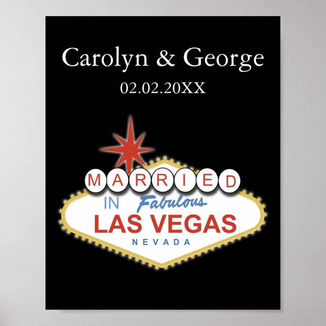 las vegas signboard poster (Front)