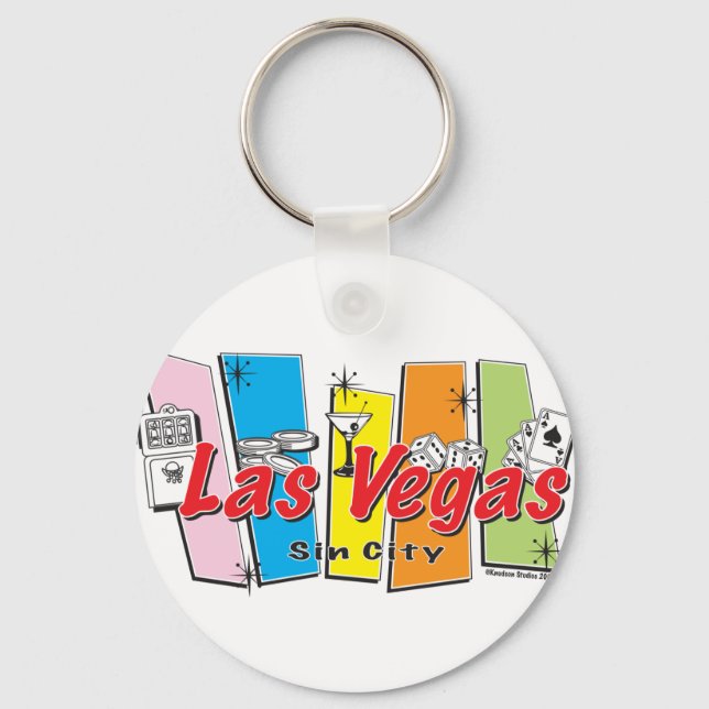 Las-Vegas-Sin-City Key Ring (Front)
