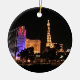 Las Vegas Skyline Ceramic Tree Decoration