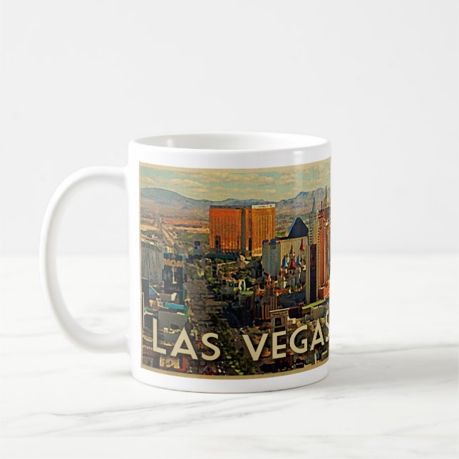 Las Vegas Skyline Coffee Mug (Left)