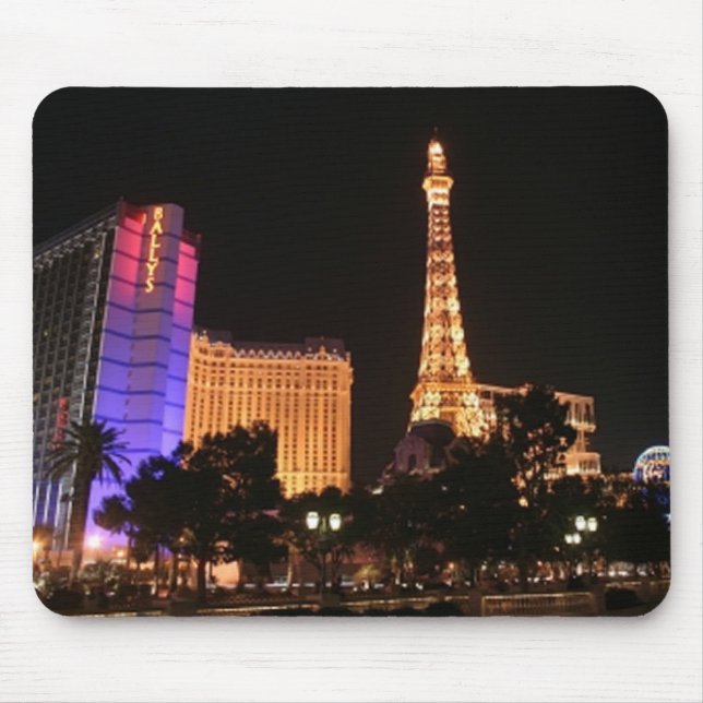 Las Vegas Skyline Mouse Mat (Front)