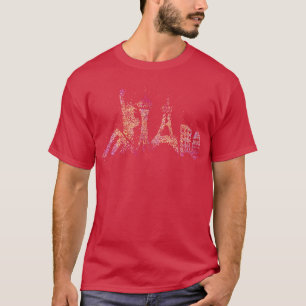 Las Vegas Skyline Silhouette City Trip Casino T-Shirt