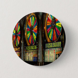Las Vegas Slot Machines 6 Cm Round Badge