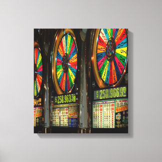 Las Vegas Slot Machines Canvas Print