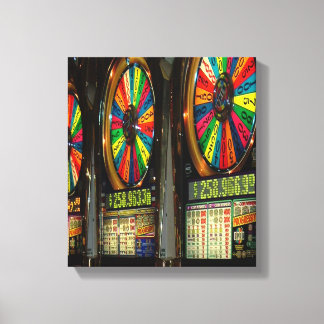 Las Vegas Slot Machines Canvas Print