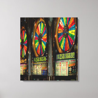 Las Vegas Slot Machines Canvas Print