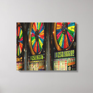Las Vegas Slot Machines Canvas Print