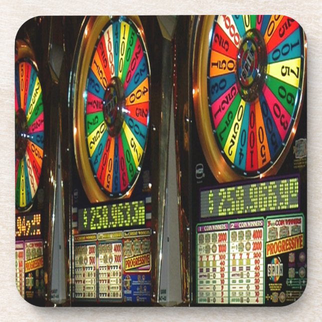 Las Vegas Slot Machines Coaster (Front)
