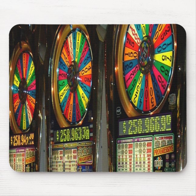Las Vegas Slot Machines Mouse Mat (Front)