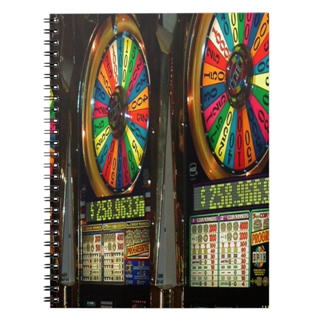 Las Vegas Slot Machines Notebook (Front)