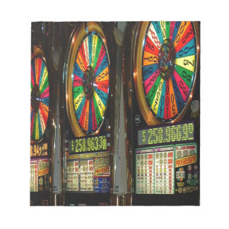 Las Vegas Slot Machines Notepad
