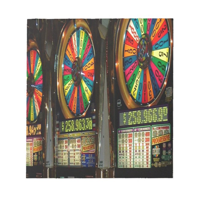 Las Vegas Slot Machines Notepad (Front)