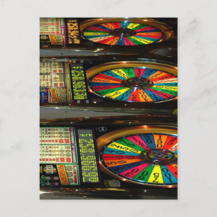 Las Vegas Slot Machines Postcard