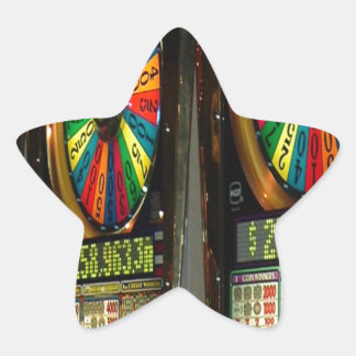 Las Vegas Slot Machines Star Sticker