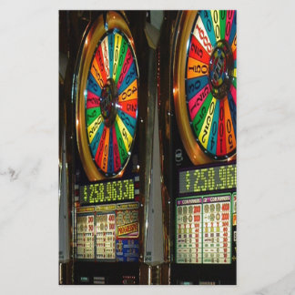 Las Vegas Slot Machines Stationery