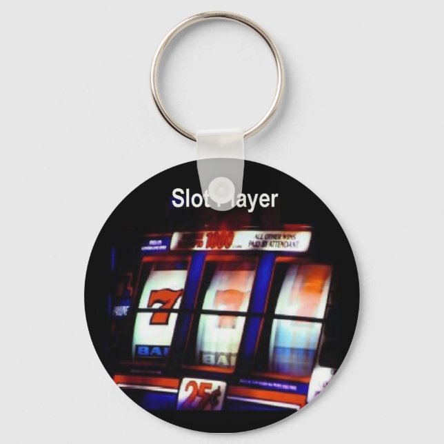 Las Vegas Slot Player 777 Keychain (Front)