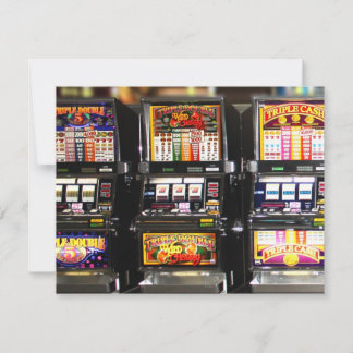 Las Vegas Slots Dream Machines Invitation