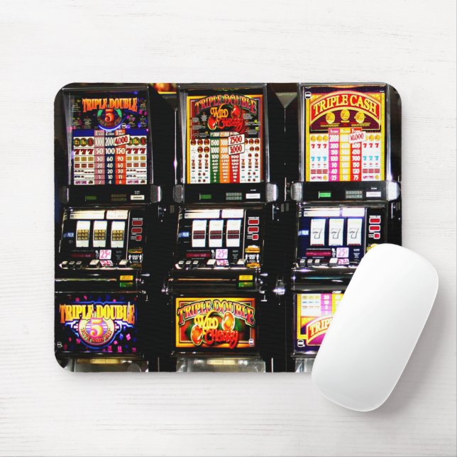 Las Vegas Slots Dream Machines Mouse Mat (With Mouse)