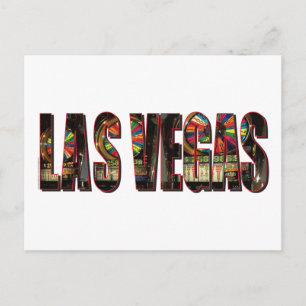 Las Vegas Slots Postcard