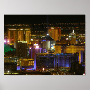 Las Vegas South Strip Aerial Poster Print