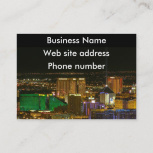 Las Vegas South Strip Business Card