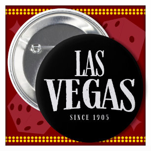 Las Vegas Souvenir Las Vegas Since 1905 Las Vegas 6 Cm Round Badge