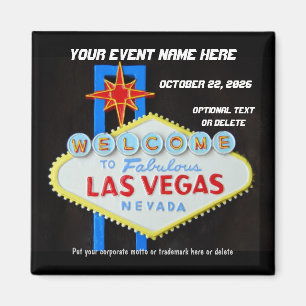 Las Vegas Special Event Memento Magnet