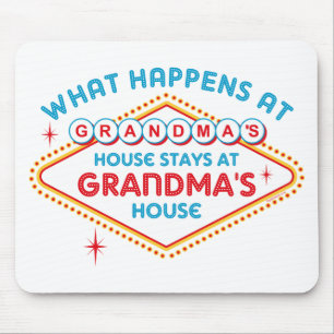 Las Vegas Stays At Grandma's Mouse Mat