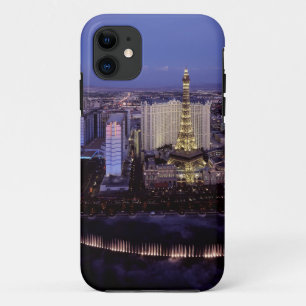 Las Vegas Strip Aerial View Casino Gambling City iPhone 11 Case