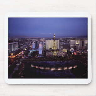 Las Vegas Strip Aerial View Casino Gambling City Mouse Mat