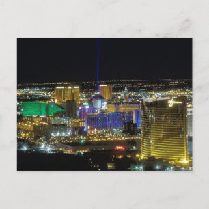 Las Vegas Strip Aerial View March 2005 Postcards