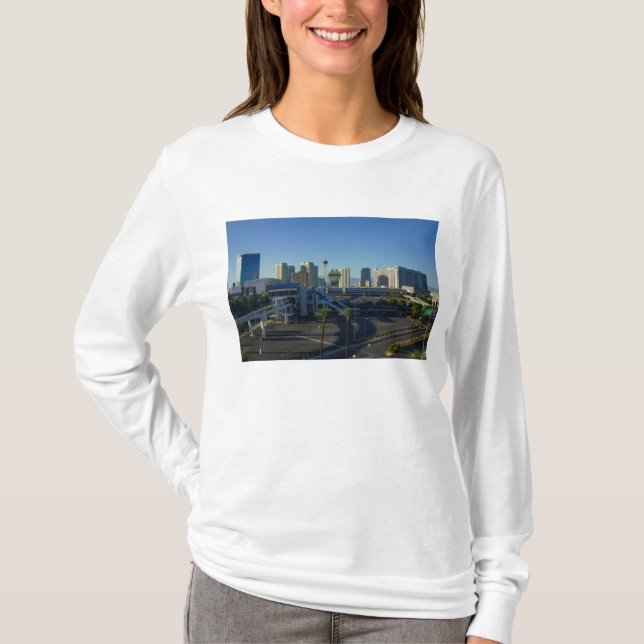 Las Vegas Strip Ahead Long Sleeve T-Shirt (Front)