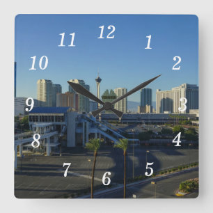 Las Vegas Strip Ahead Wall Clock