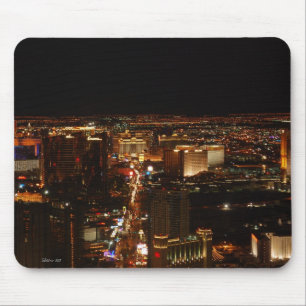 Las Vegas Strip at night Mouse Mat