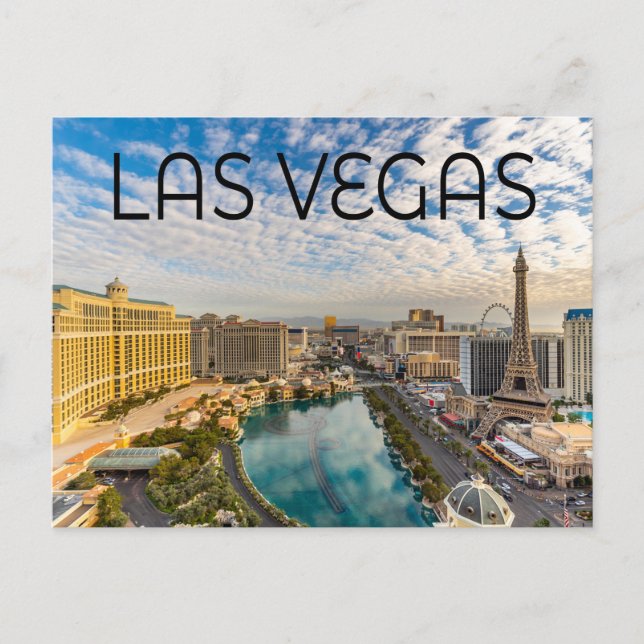 Las Vegas Strip Nevada USA United States America Postcard (Front)