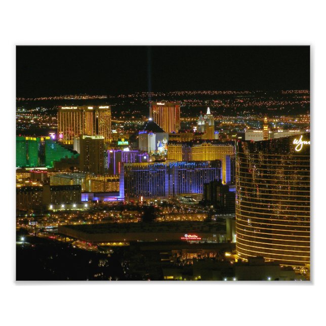 Las Vegas Strip Photo Print (Front)