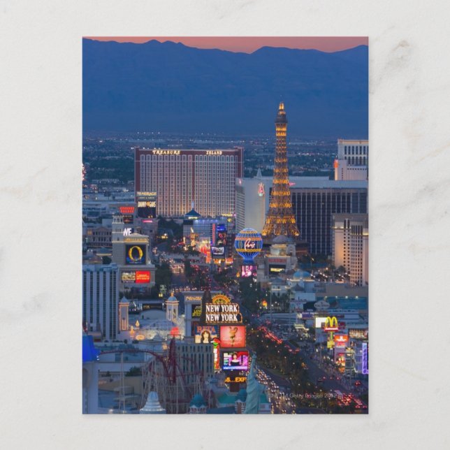 Las Vegas Strip Postcard (Front)
