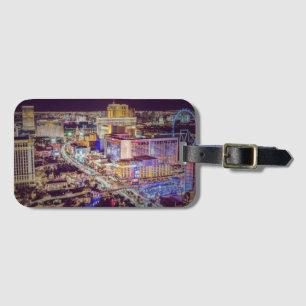 Las Vegas strip stylised Luggage Tag