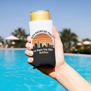 Las Vegas Strip Sunset Custom Vacation Seltzer Can Cooler
