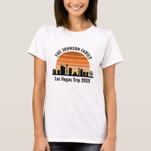 Las Vegas Strip Sunset Custom Vacation Women's T-Shirt