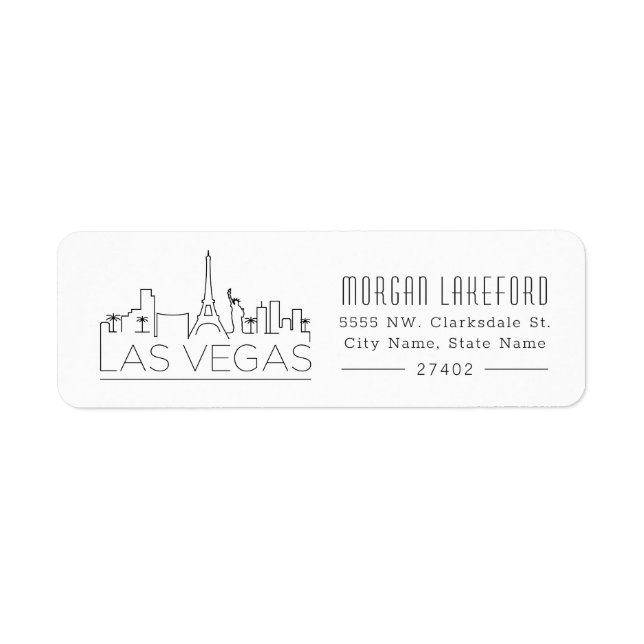Las Vegas Stylised Skyline | (Front)