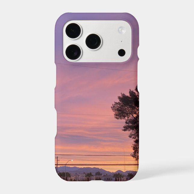 Las Vegas Sunrise Glow Phone Case (Back)