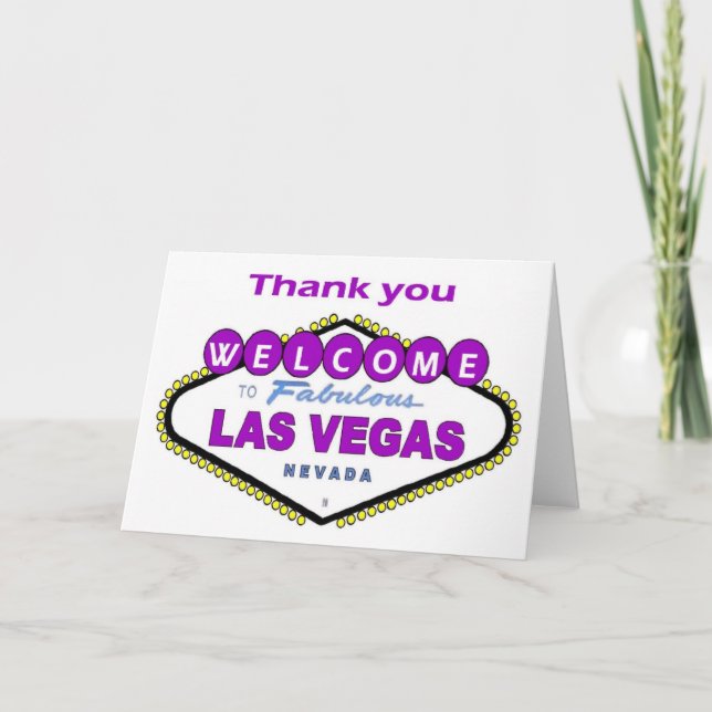Las Vegas Thank you Card (Front)
