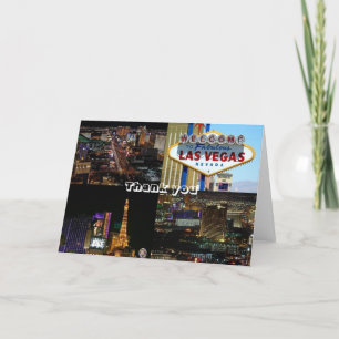 Las Vegas Thank you Card