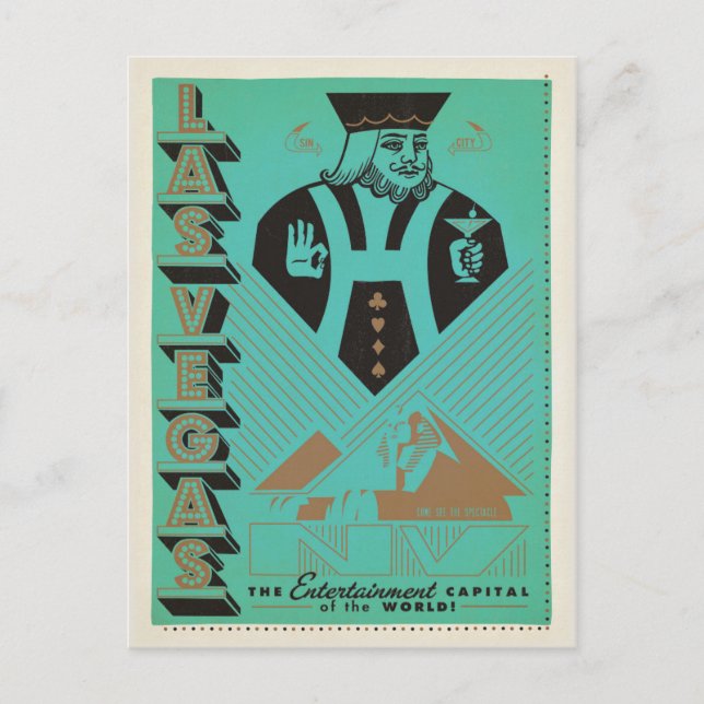 Las Vegas | The Entertainment Capital of the World Postcard (Front)